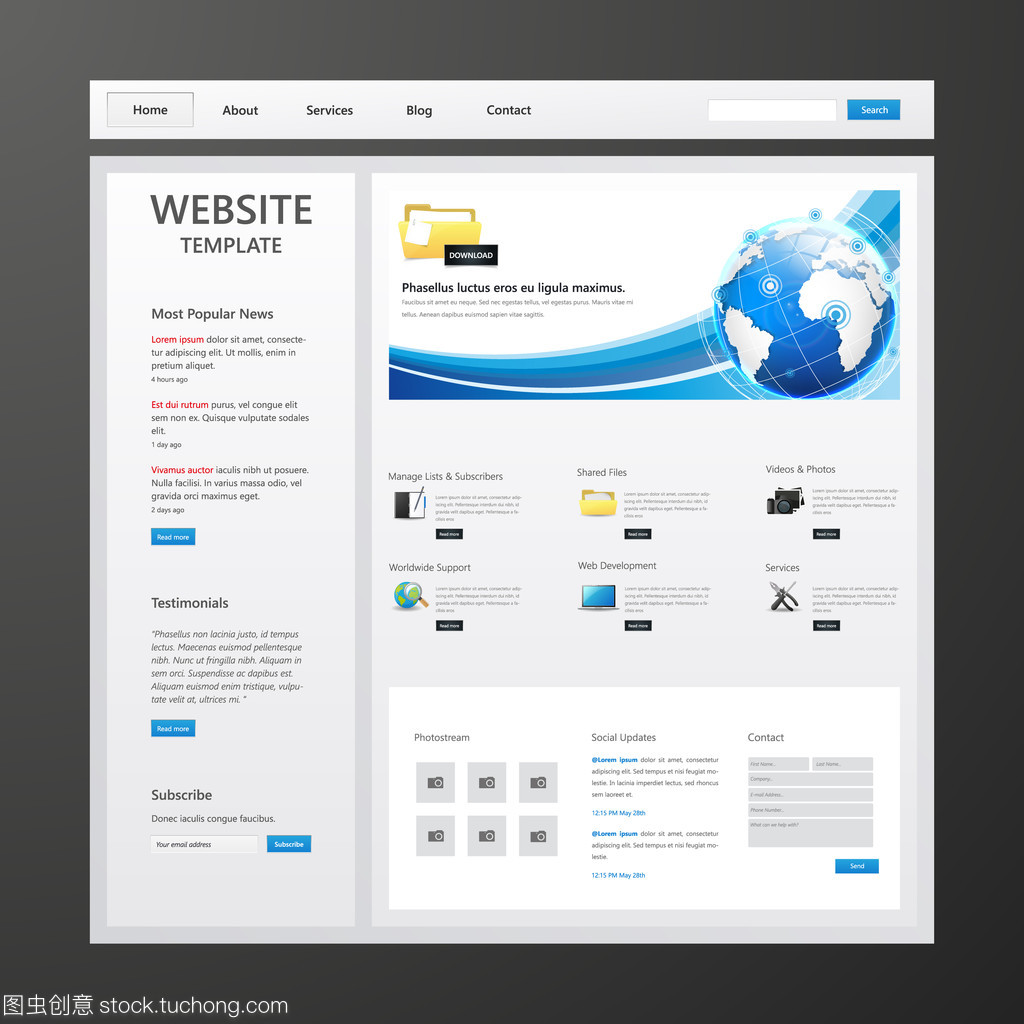 商业网站模板设计与软件开发 打造高效数字化门户